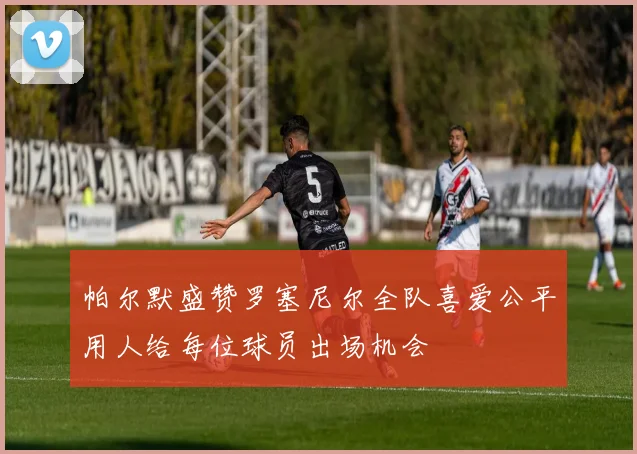 帕尔默盛赞罗塞尼尔全队喜爱公平用人给每位球员出场机会